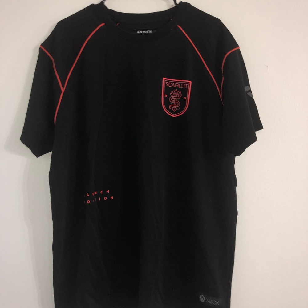 X-Box Scarlett Launch Edition 2XL Black and Red T-shirt